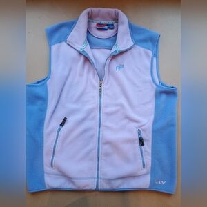 Nina Capri Ladies XL Fleece Spring Vest Lavendar Pastel